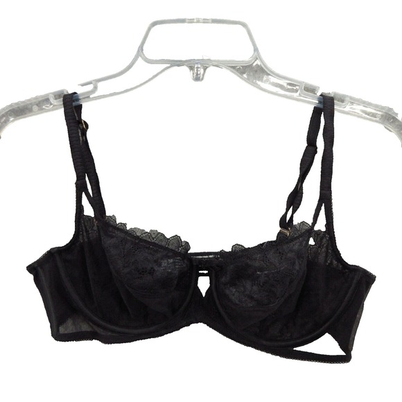 Soma Other - Soma Bra 34C Breathtaking Full Coverage Black Underwire Hook and Eye New